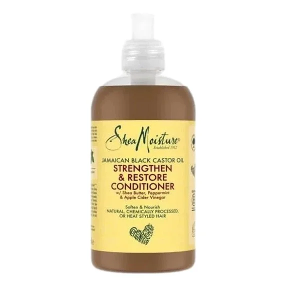 best deep conditioning treatments for color-treated hair -Shea Moisture Conditioner Strengthen & Restore Pump 4 Piece 13 Fl. Oz.