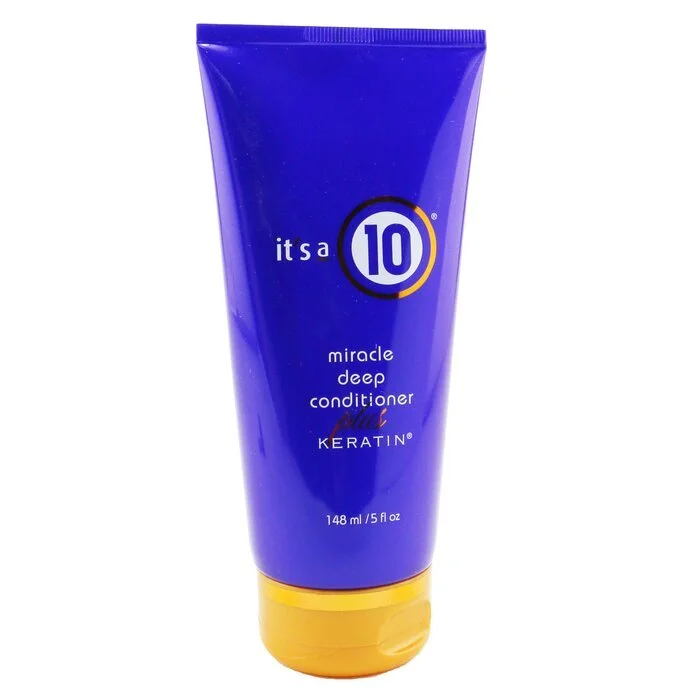 how to prevent hair from becoming greasy overnight -It's A 10 Miracle Deep Conditioner Plus Keratin 148ml/5oz