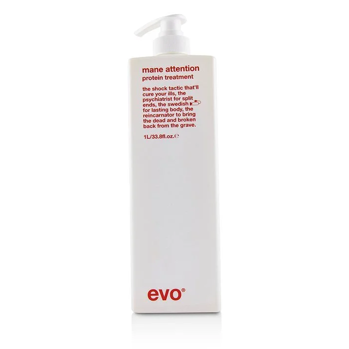 tips for keeping your hair healthy on vacation -Evo Mane Attention Protein Treatment 1000ml/33.8oz