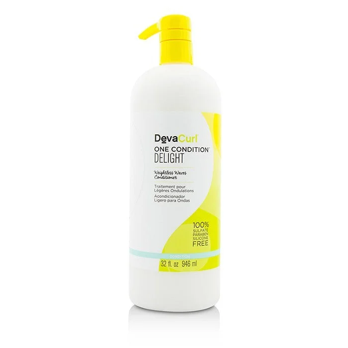 how to reduce scalp irritation after coloring hair -DevaCurl One Condition Delight (Weightless Waves Conditioner - For Wavy Hair) 946ml/32oz