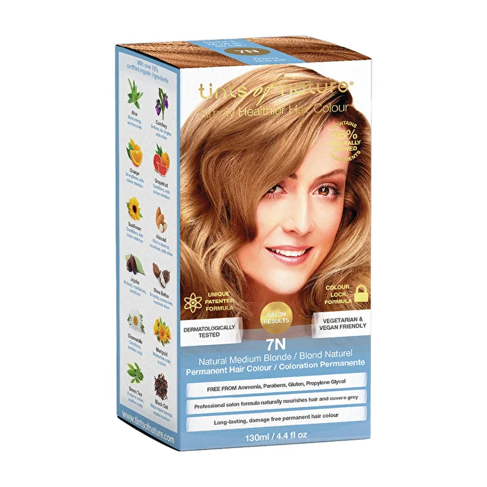 tips for strengthening hair follicles for growth -Tints of Nature Permanent Hair Colour 7N (Natural Medium Blonde)