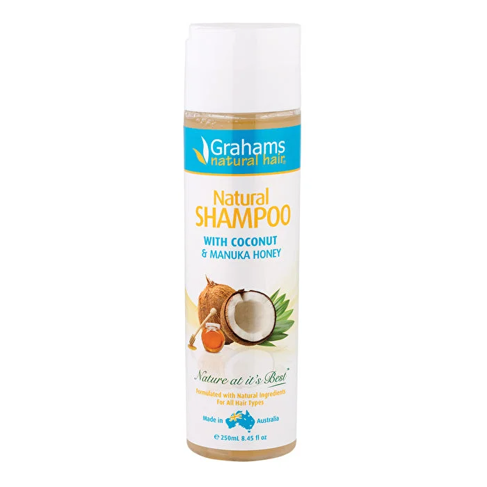 Grahams Natural Alternatives Grahams Natural Natural Shampoo with Manuka Honey & Coconut 250ml