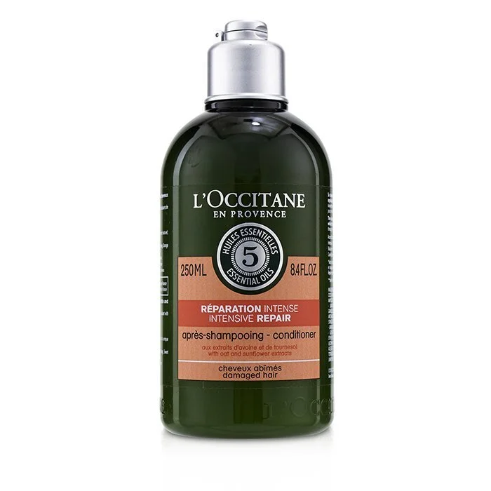 best leave-in treatments for controlling frizz -L'Occitane Aromachologie Intensive Repair Conditioner (Damaged Hair) 250ml/8.4oz