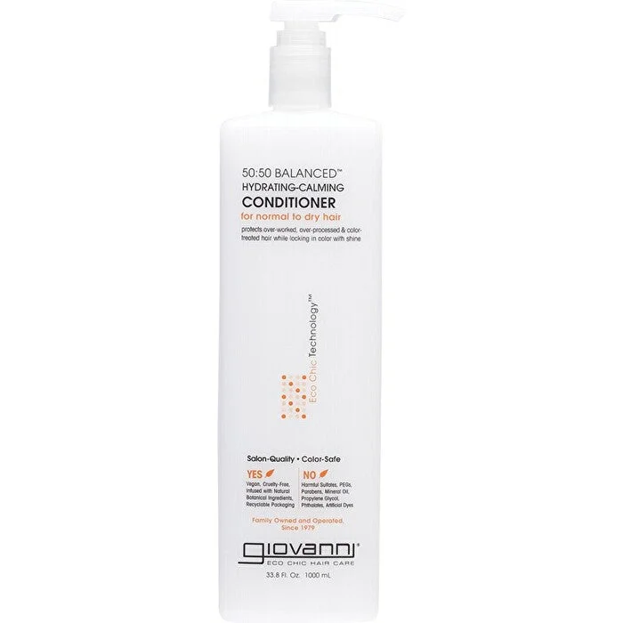 best deep conditioning products for fine hair -Giovanni Conditioner 50/50 Balanced (Normal/Dry Hair) 1000ml