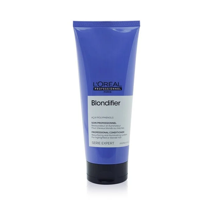 how to protect hair from environmental pollutants -L'Oreal Professionnel Serie Expert - Blondifier Acai Polyphenols Resurfacing and Illuminating System Conditioner (For Blonde Hair) 200ml/6.7oz