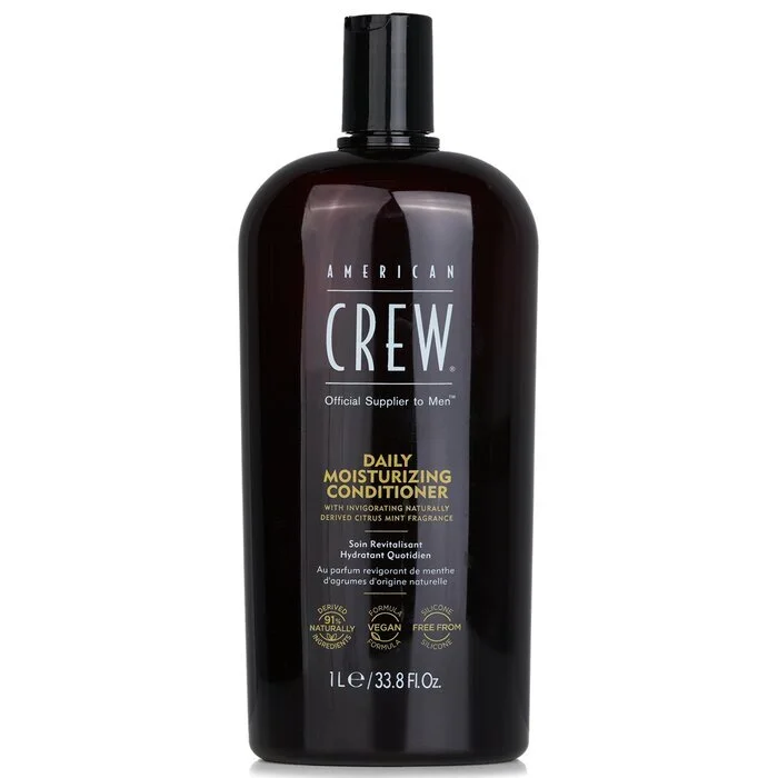 best leave-in conditioner for curly, frizzy hair -American Crew Daily Moist. Conditioner 1000ml