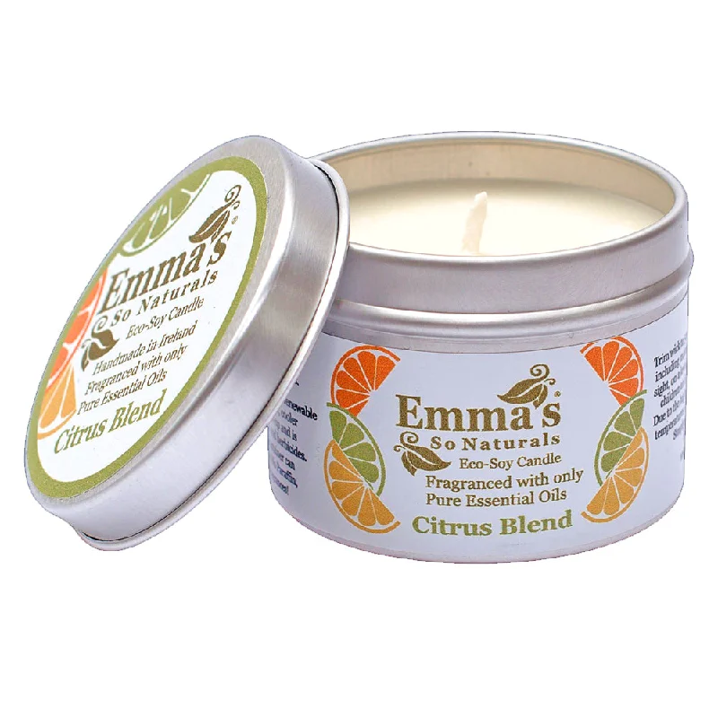 Emma's So Naturals Citrus Blend Eco-Soy Tin Candle