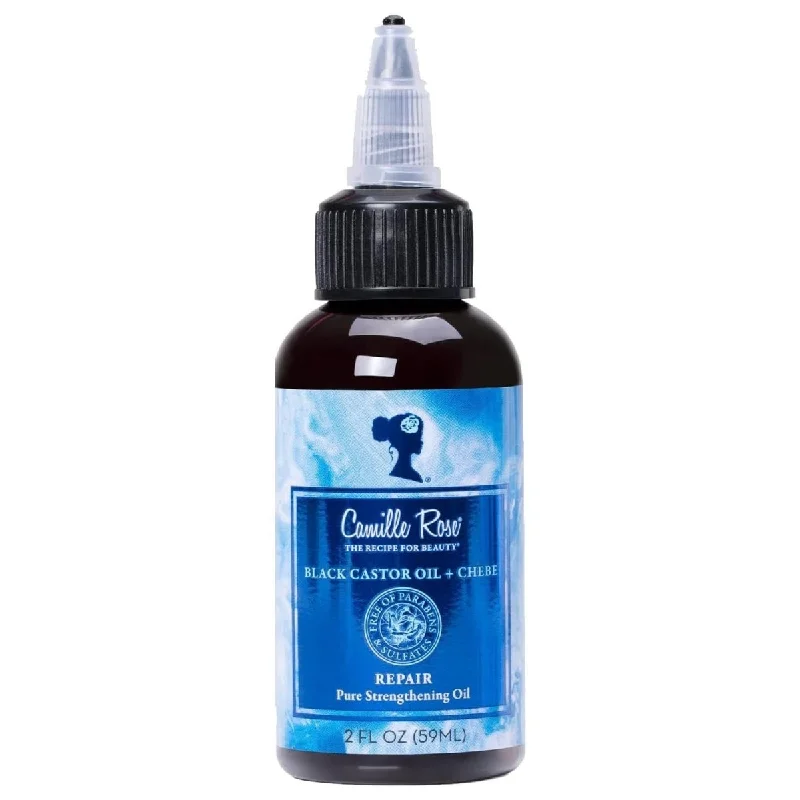 how to fix frizzy hair naturally without heat -Camille Rose Essence - Pure Strengthening Oil 2oz