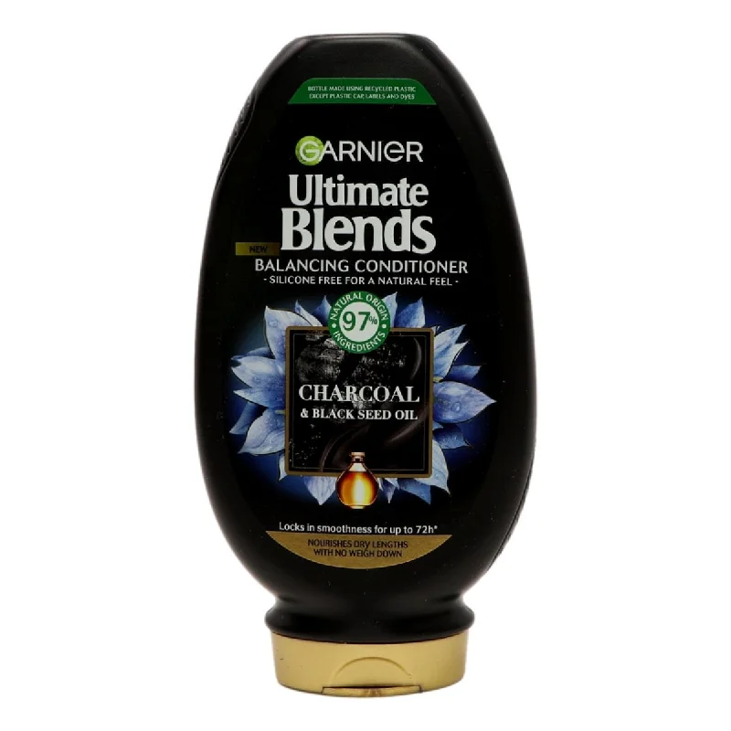 how to prevent scalp buildup from hair products -Garnier Ultimate Blends Magnetic Charcoal Conditioner 250ml