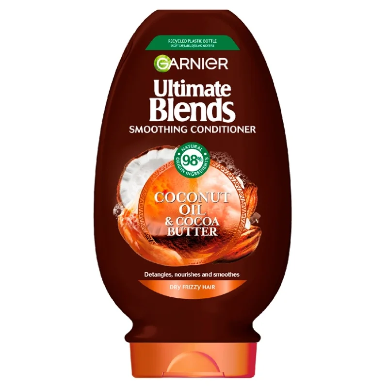 how to stop hair loss from excessive brushing -Garnier Ultimate Blends The Sleek Restorer ( Coconut Oil & Cocoa Butter) Conditioner 400ml