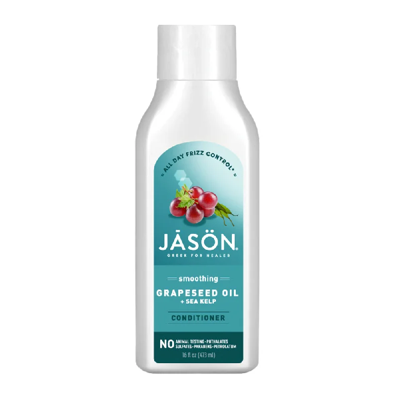 effective treatments for hair breakage prevention -Jason Smoothing Grapeseed Oil + Sea Kelp Conditioner