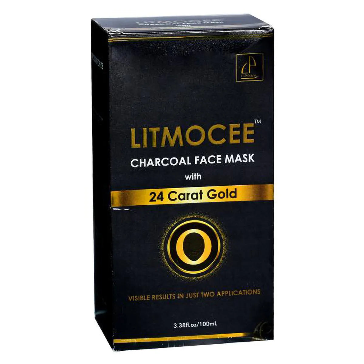 Litmocee Charcoal Face Mask with 24 Carat Gold, 100ML