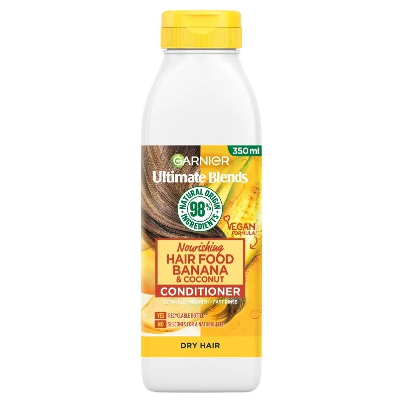 how to hydrate dry scalp and nourish hair -Garnier UB Hair Food Banana Conditioner 350ml