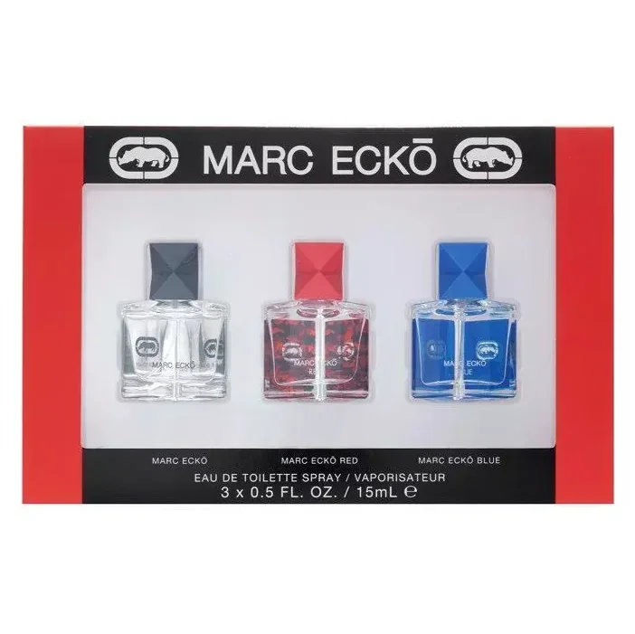 Marc Ecko Eau de Toilette 3-Piece Men's Perfume Gift Set 1oz ea