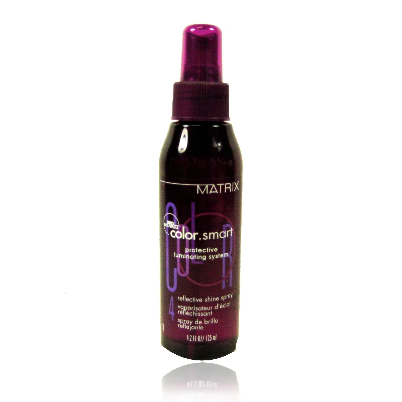 how to prevent hair from breaking when brushing -Matrix Color Smart Reflective Shine Spray 4.2 oz