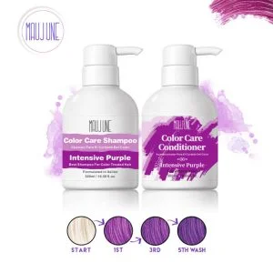 how to treat hair thinning with essential oils -Maujune Color Care Conditioner Intensive Purple 300mL / 10.14 fl. oz.