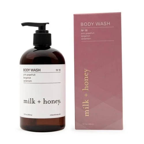 milk + honey Gentle Body Wash No 16 Body Wash for Women and Men, 12 Oz