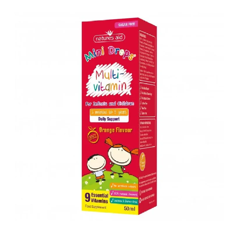 Natures Aid Multivitamin Drops for Infants & Children