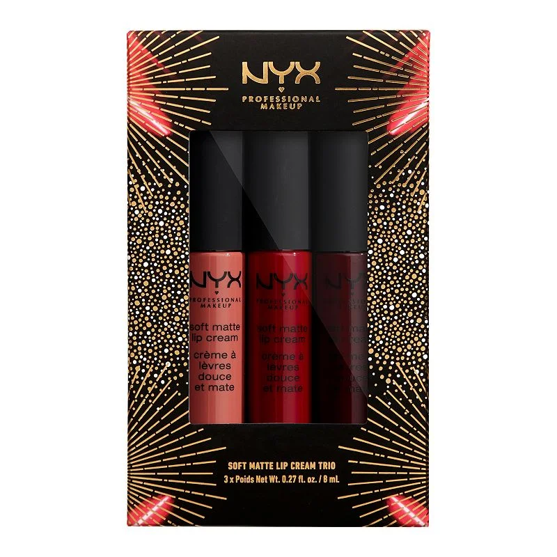 Nyx Love Lust Disco Soft Matte Lip Cream Trio Set LLDTRI002