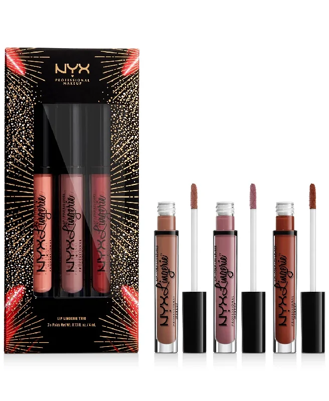 NYX PROFESSIONAL MAKEUP Love Lust Disco Lip Lingerie Trio LLDTRI001