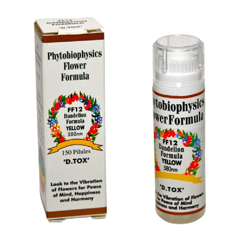 Phytobiophysics Flower Formula FF12 Dandelion 'D*Tox'