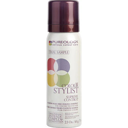 best deep conditioning treatments for color-treated hair -Pureology Colour Stylist Supreme Control Zero Dulling Hairspray 2.1 oz