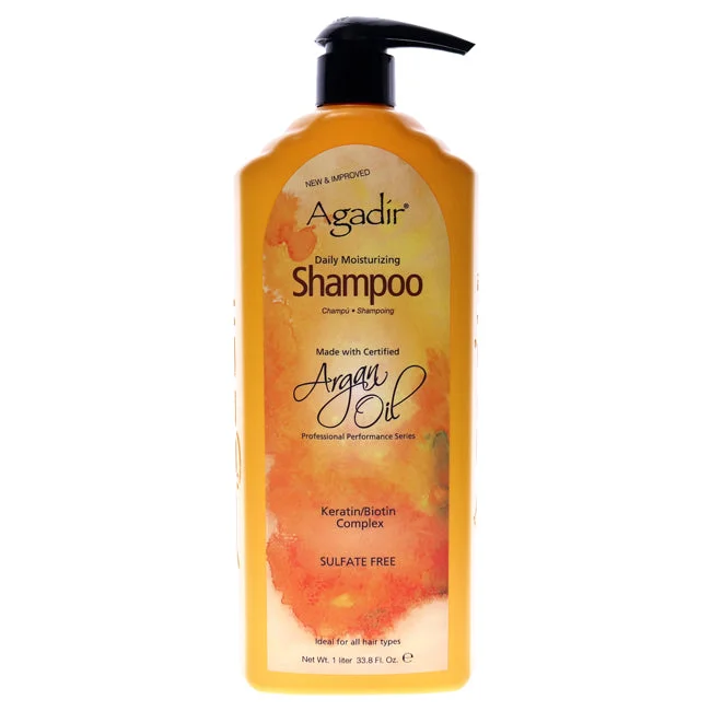 Agadir Argan Oil Daily Moisturizing Shampoo by Agadir for Unisex - 33.8 oz Shampoo