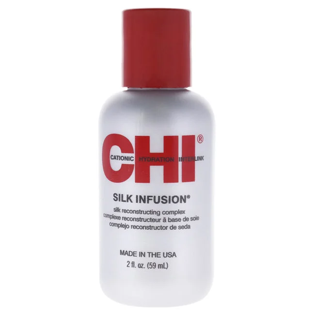 tips for treating dry, brittle hair ends naturally -CHI Silk Infusion Reconstructing Complex by CHI for Unisex - 2 oz Treatment