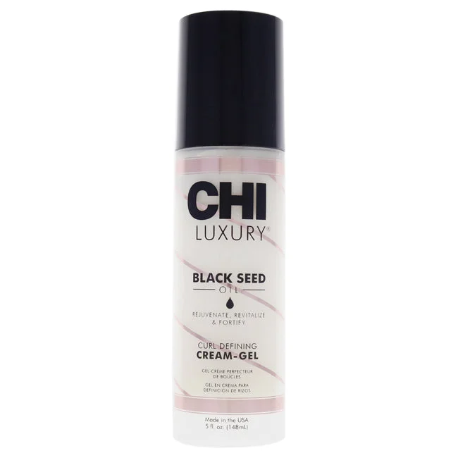 how to prevent scalp irritation from hair treatments -CHI Luxury Black Seed Oil Curl Defining Cream Gel by CHI for Unisex - 5 oz Cream