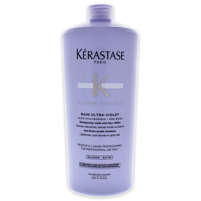 Kerastase Blonde Absolu Bain Ultra Violet Shampoo by Kerastase for Unisex - 33.8 oz Shampoo