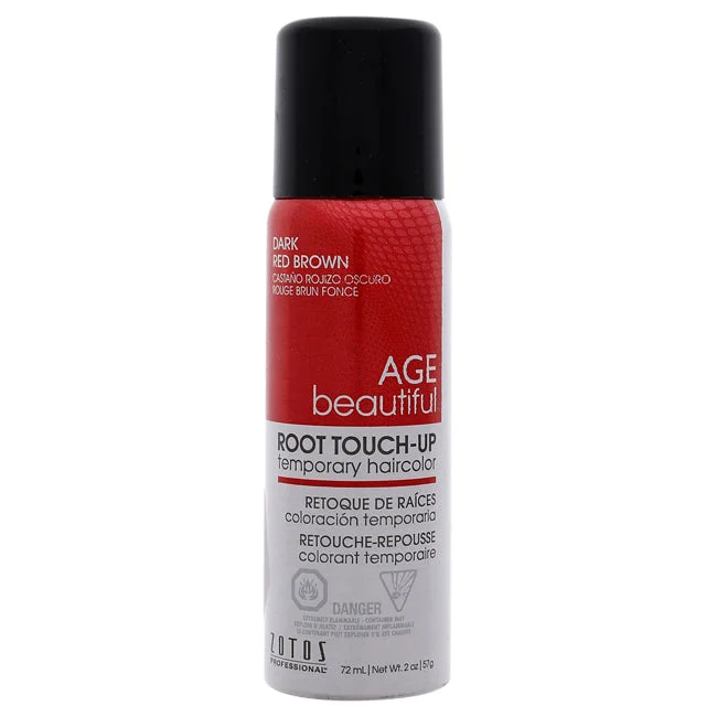 how to protect hair from environmental pollutants -AGEbeautiful Root Touch Up Temporary Haircolor Spray - Dark Red Brown by AGEbeautiful for Unisex - 2 oz Hair Color