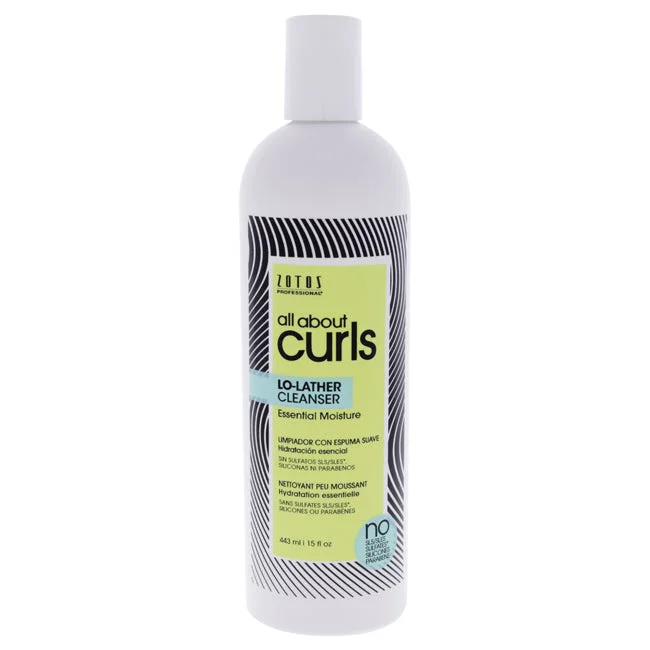 best treatments for strengthening fragile hair -All About Curls Lo-Lather Cleanser by All About Curls for Unisex - 15.0 oz Cleanser