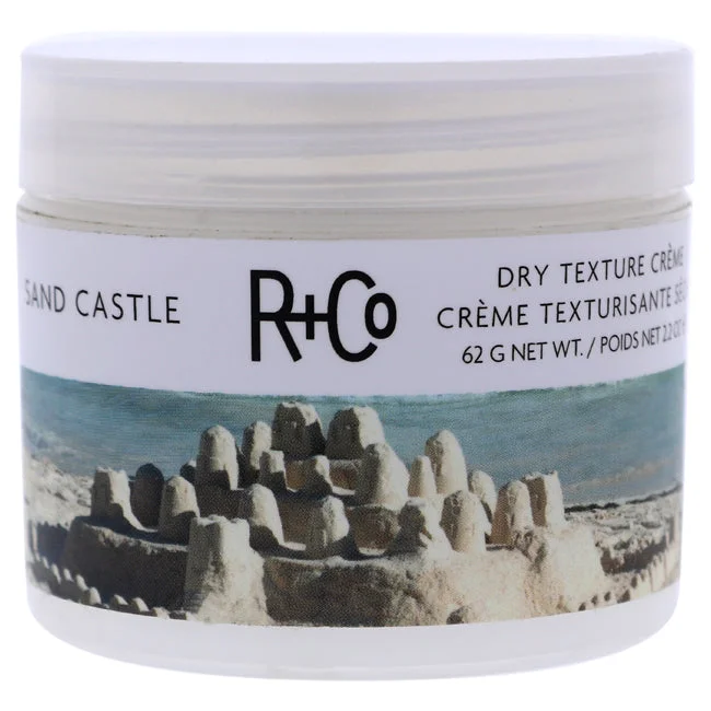 how to manage coarse, unruly hair at home -R+Co Sand Castle Dry Texture Creme by R+Co for Unisex - 2.2 oz Cream