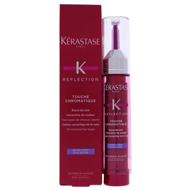 how to strengthen weak hair and prevent breakage -Kerastase Reflection Touche Chromatique - Cool Blonde by Kerastase for Unisex - 10 ml Serum