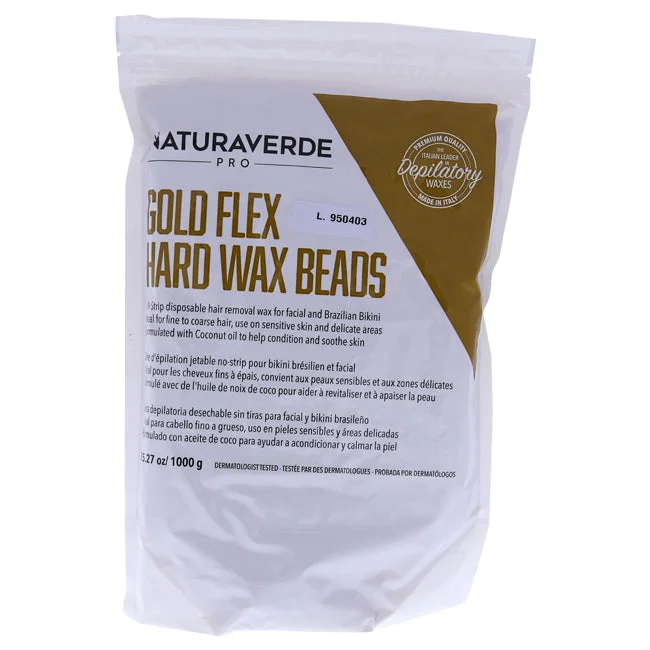 how to treat dandruff and dry scalp naturally -Natura Verde Natura Verde Pro Gold Hard Flex Wax Beads by Natura Verde for Unisex - 35.27 oz Wax