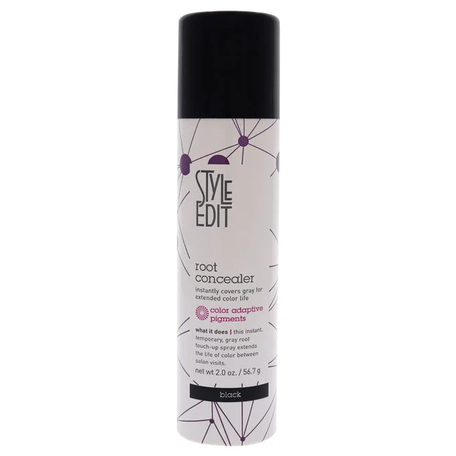 best leave-in treatments for controlling frizz -Style Edit Root Concealer Touch Up Spray - Black by Style Edit for Unisex - 2 oz Hair Color