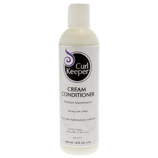 how to keep hair soft and smooth without frizz -Curl Keeper Cream Conditioner Moisture Maintenance by Curl Keeper for Unisex - 8 oz Conditioner