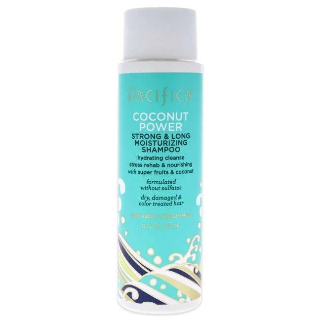 Pacifica Strong and Long Moisturizing Shampoo - Coconut Power by Pacifica for Unisex - 12 oz Shampoo