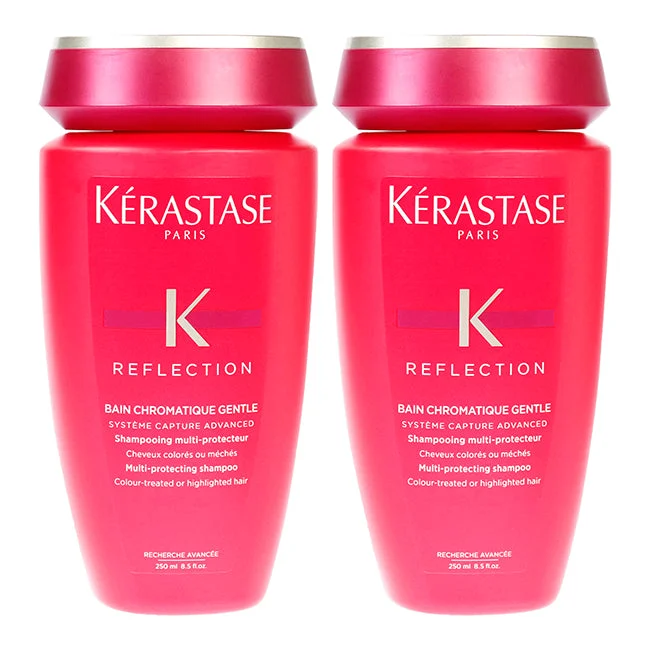 Kerastase Reflection Bain Chromatique Multi-Protecting Shampoo by Kerastase for Unisex - 8.5 oz Shampoo - Pack of 2