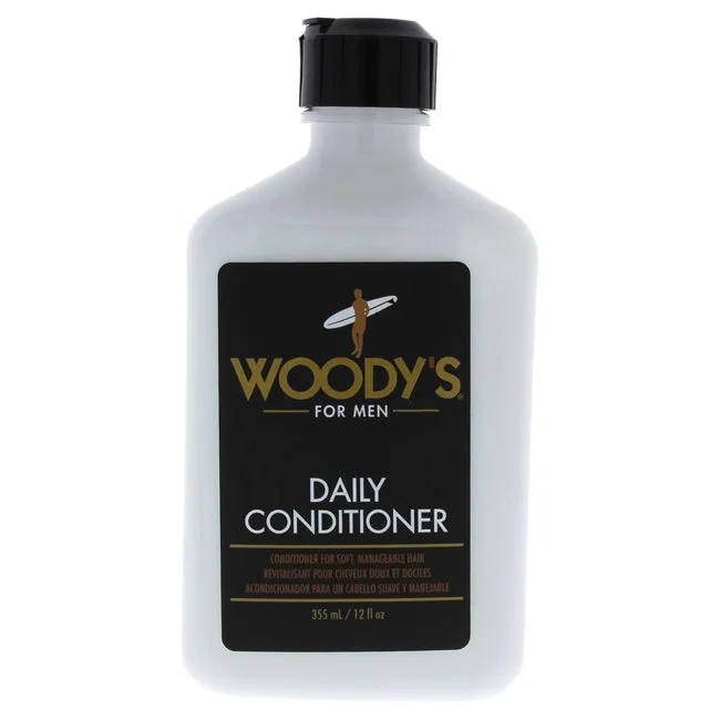 how to restore volume to flat, lifeless hair -Woodys Daily Conditioner by Woodys for Men - 12 oz Conditioner