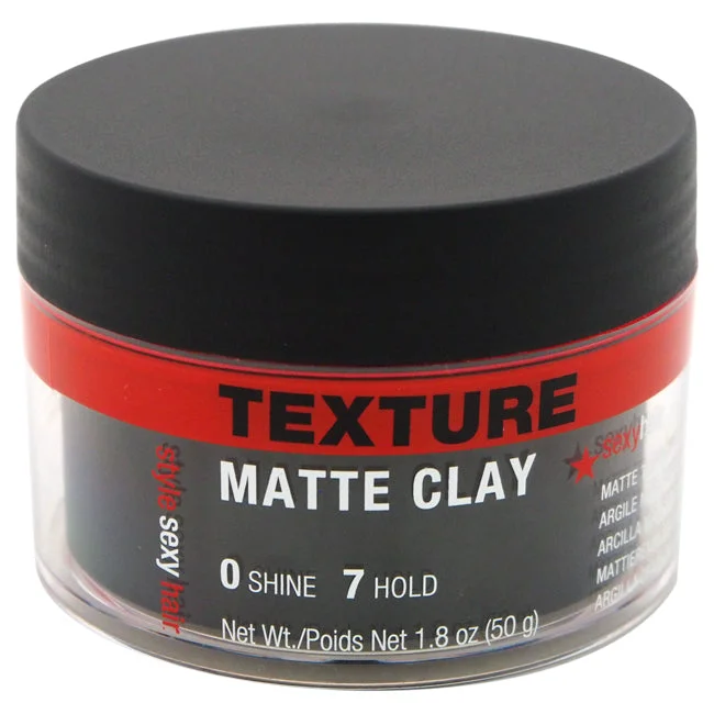 hair care tips for healthy scalp and hair growth -Sexy Hair Style Sexy Hair Matte Texturizing Clay by Sexy Hair for Men - 1.8 oz Clay