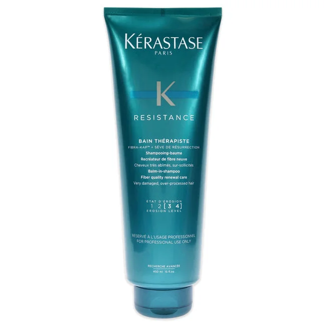 Kerastase Resistance Bain Therapiste Shampoo by Kerastase for Unisex - 15 oz Shampoo