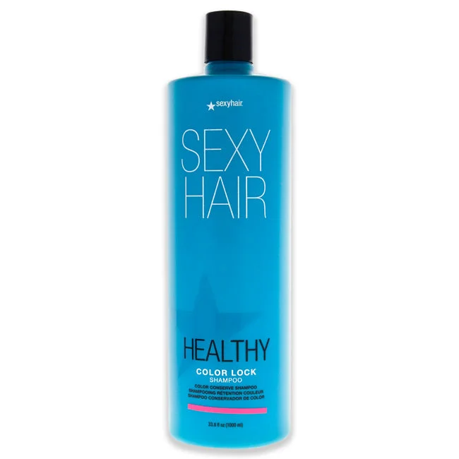 Sexy Hair Sexy Hair Healthy Color Lock Shampoo by Sexy Hair for Unisex - 33.8 oz Shampoo