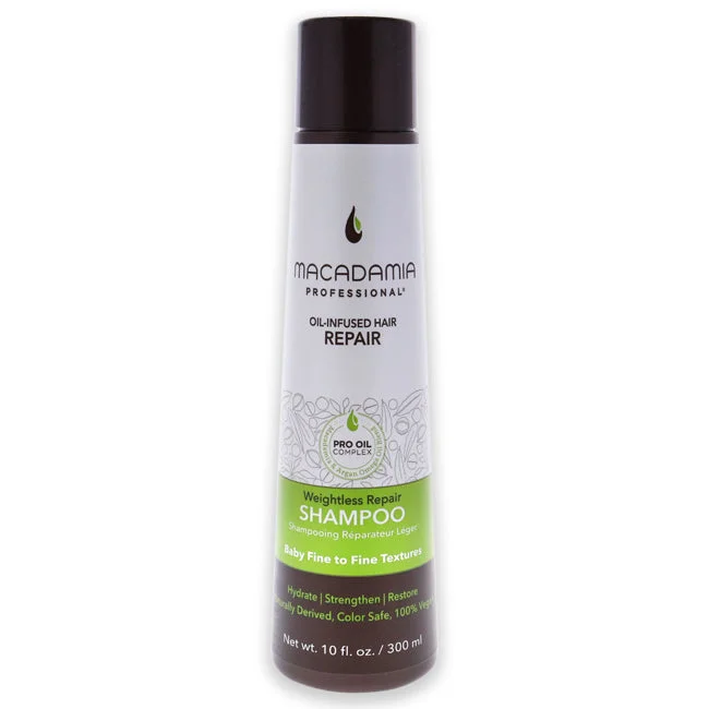 Macadamia Oil Weightless Repair Shampoo by Macadamia Oil for Unisex - 10 oz Shampoo