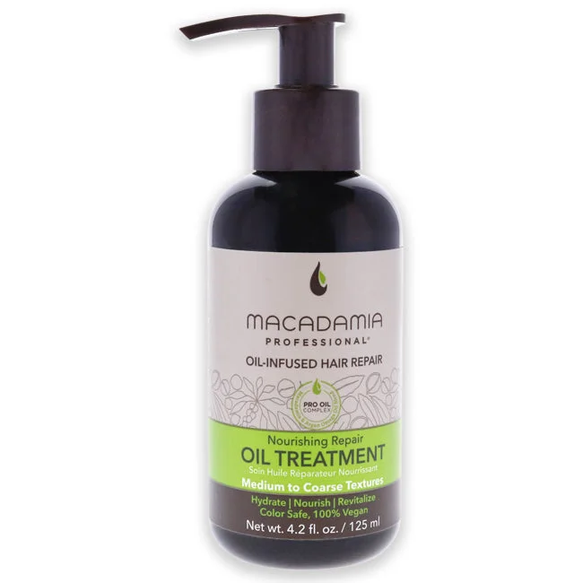 best products for treating dry, itchy scalp -Macadamia Oil Nourishing Repair Oil Treatment by Macadamia Oil for Unisex - 4.2 oz Treatment