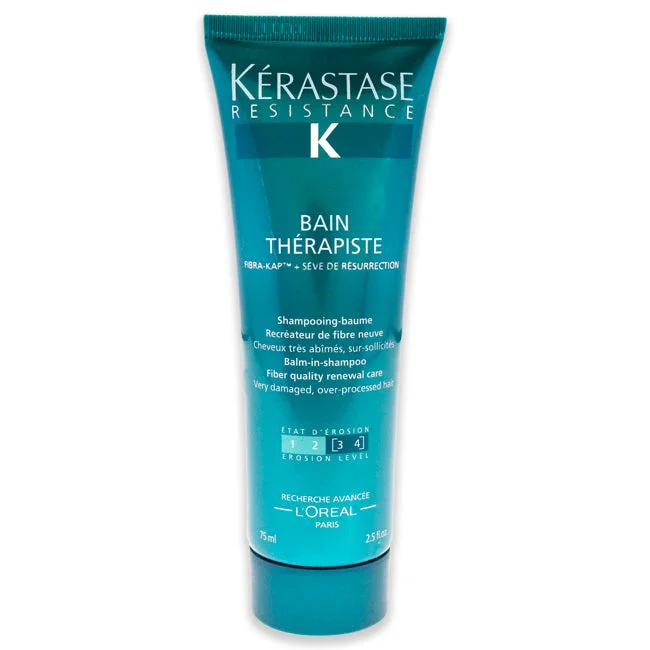 Kerastase Resistance Bain Therapiste Shampoo by Kerastase for Unisex - 2.5 oz Shampoo