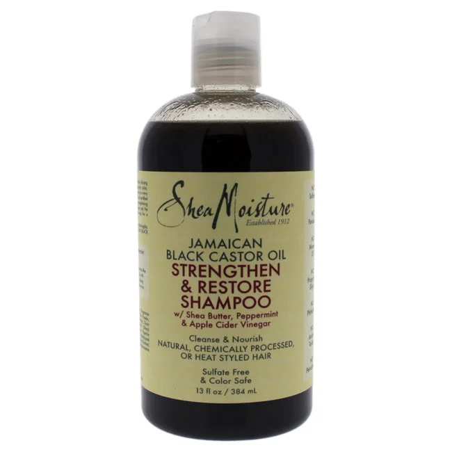 Shea Moisture Jamaican Black Castor Oil Strengthen, Grow and Restore Shampoo by Shea Moisture for Unisex - 13 oz Shampoo