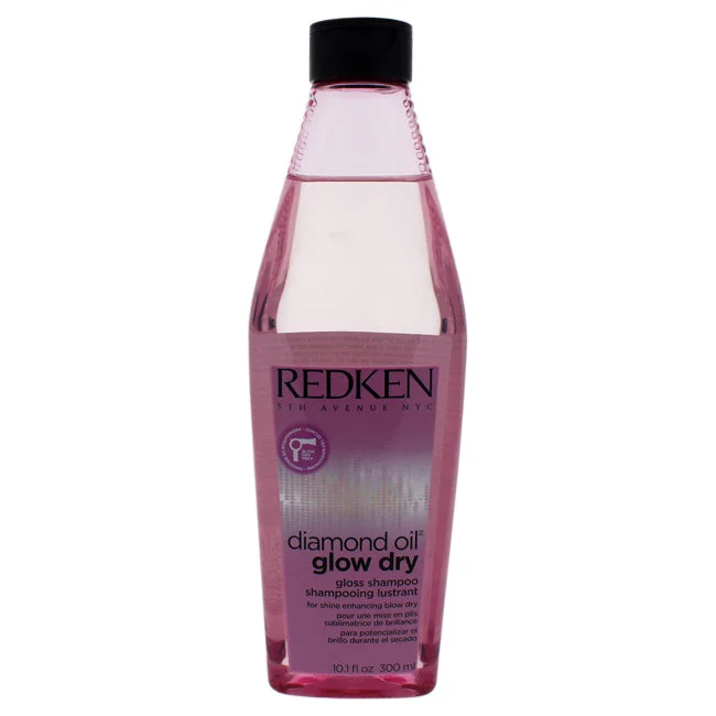 Redken Diamond Oil Glow Dry Gloss Shampoo by Redken for Unisex - 10.1 oz Shampoo