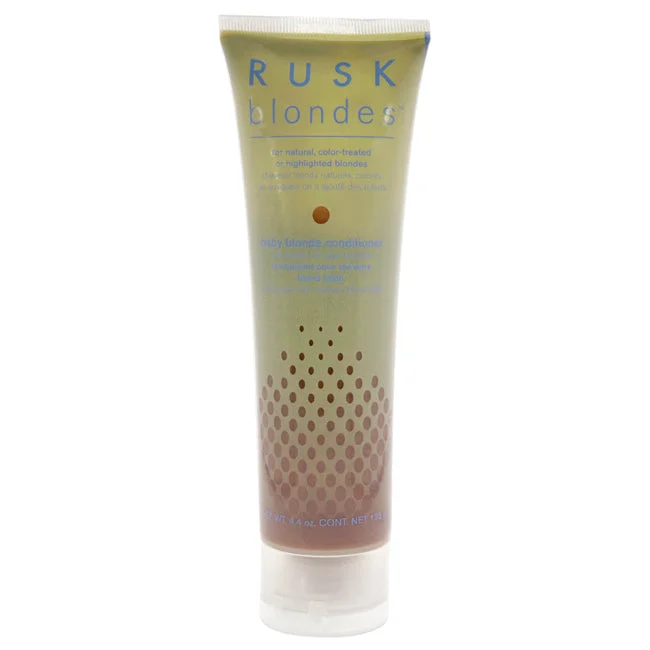 how to treat hair thinning with essential oils -Rusk Blondes Baby Blonde Conditioner by Rusk for Unisex - 4.4 oz Conditioner