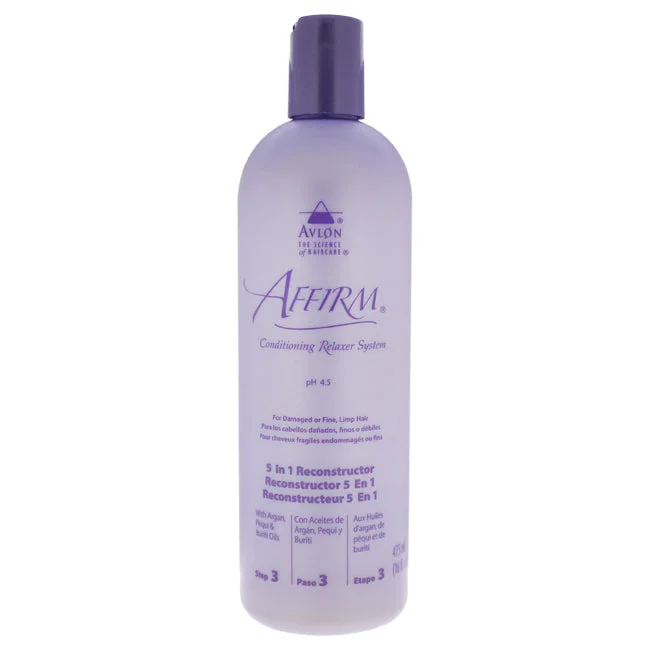 best hair care routine for thick, coarse hair -Avlon Affirm 5 In 1 Reconstructor by Avlon for Unisex - 16 oz Reconstructor